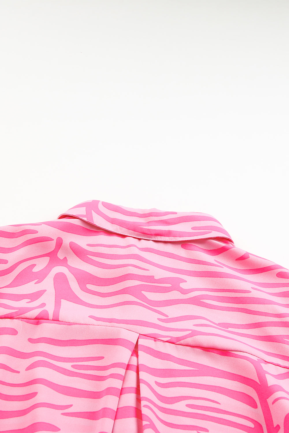 Multicolor Swirl Color Block Print Lantern Sleeve Shirt