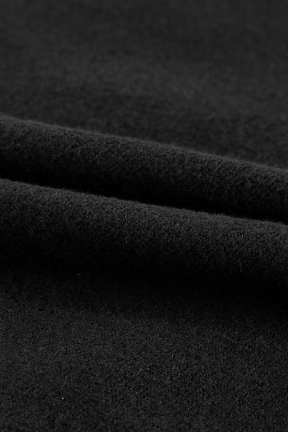 Khaki Printed Plaid Sleeve Patchwork Collared Textured Sweatshirt