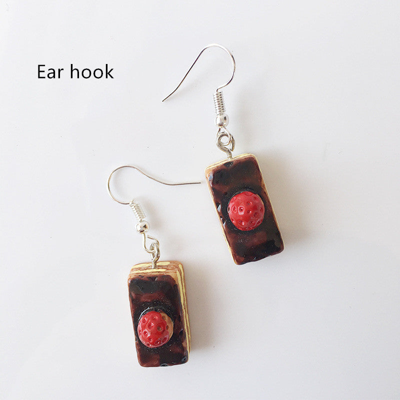 Donut hand made earrings