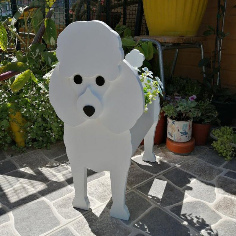 Garden Art Decorations Dog Planter Cat Flower Pot