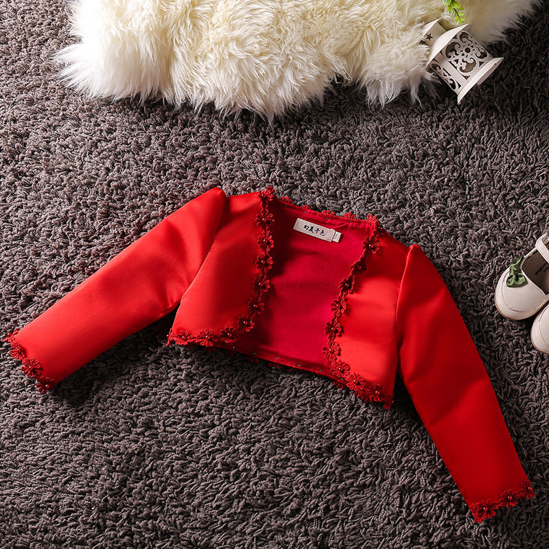 New Children's Clothing Lengthened Wedding Dress Skirt