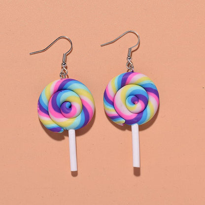Colorful Lollipop Earrings