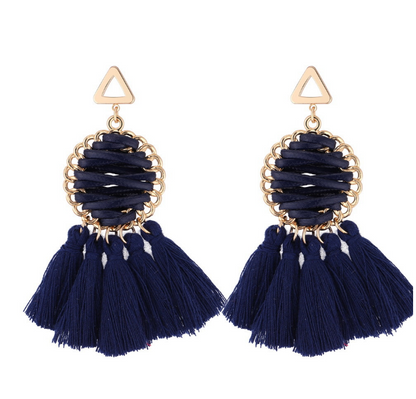 Fringed earrings