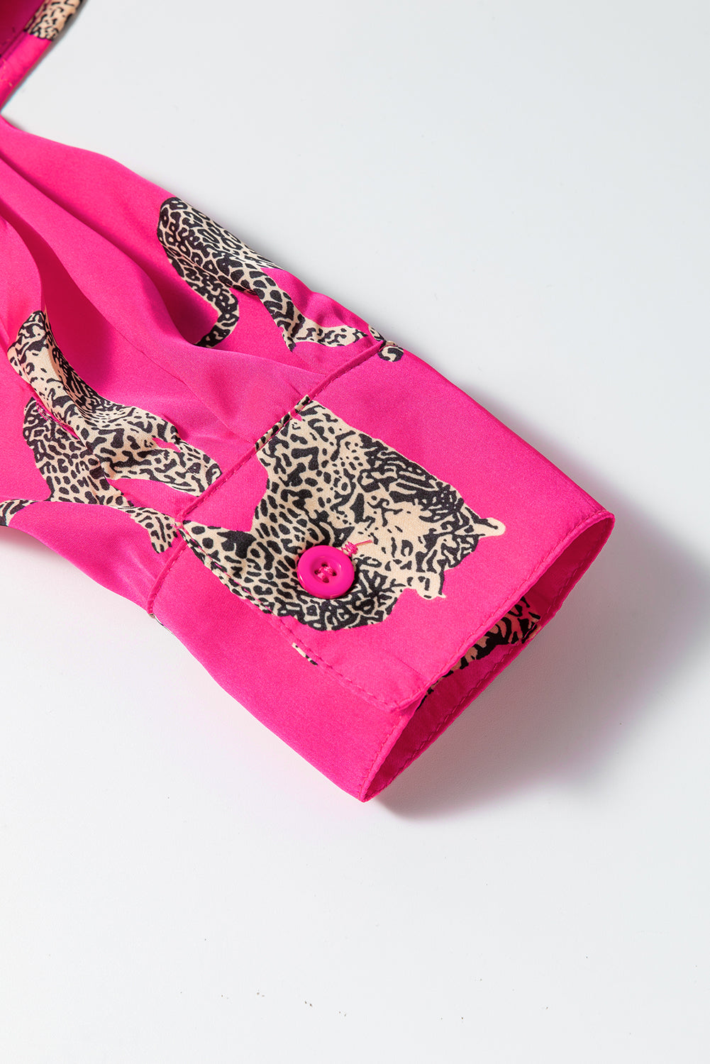 Black Plus Size Cheetah Print Puff Sleeve Ruffle Mini Dress