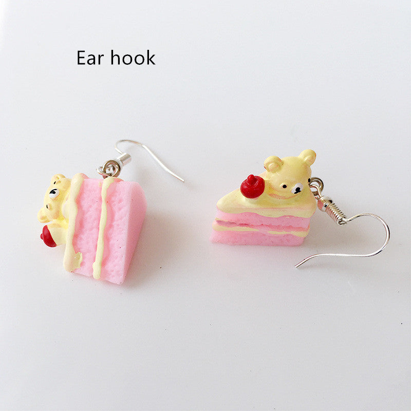 Donut hand made earrings