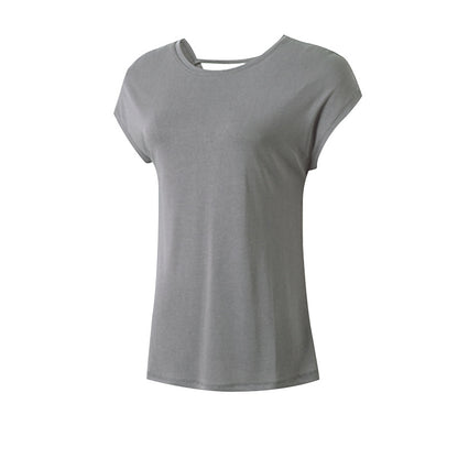 Yoga clothing tops women's Modal back T-shirt