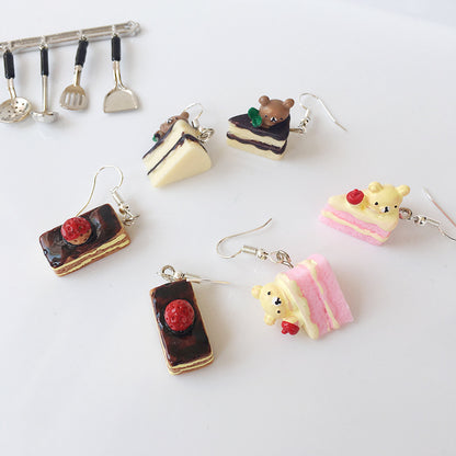 Donut hand made earrings