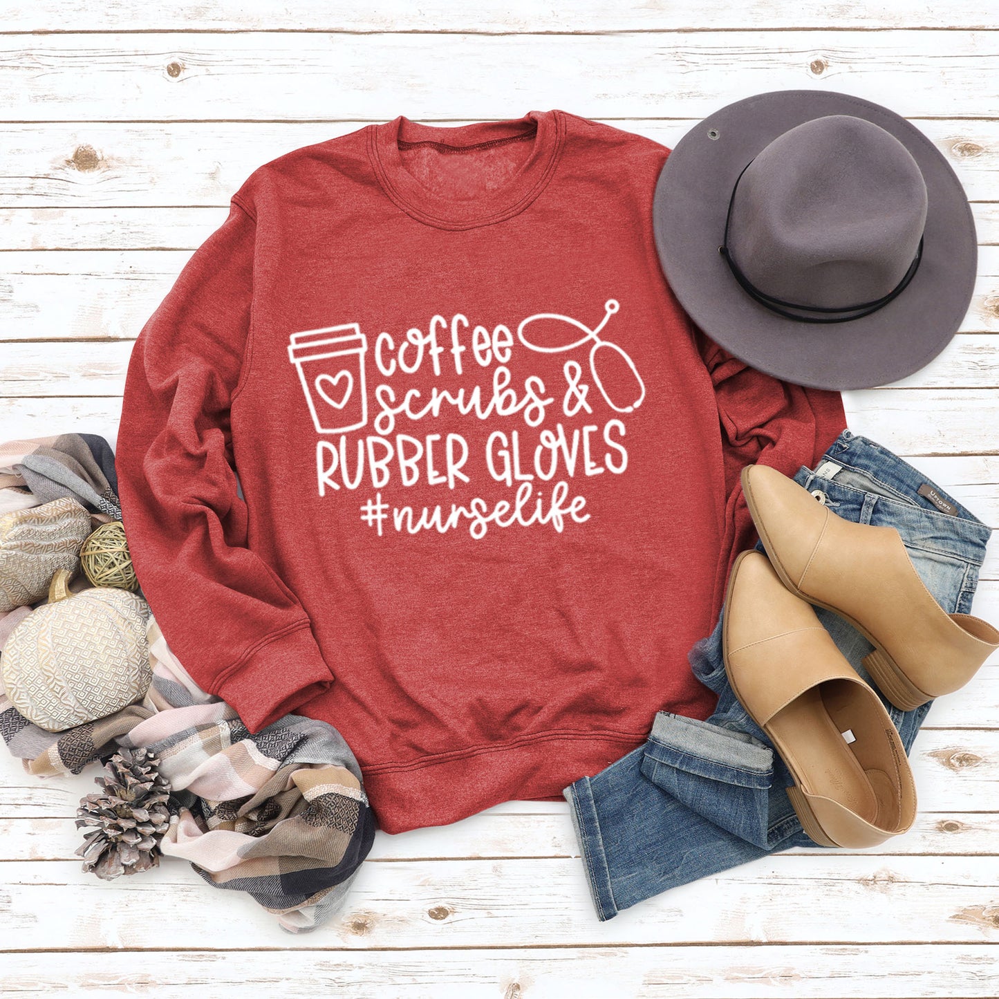 Women's Fashion Printed Loose Sweatshirt