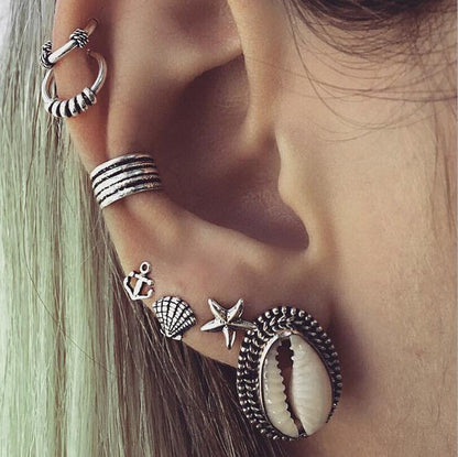 Fashion Bohemian Retro Simple Set Earrings Earrings