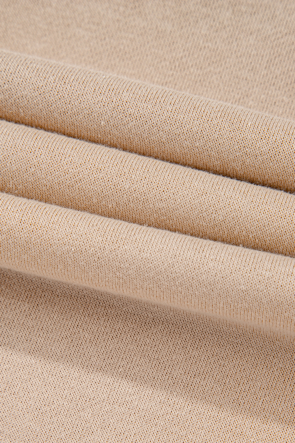 Pale Khaki Floral Peace Sign Graphic Washed Terry Plus Size Sweatshirt