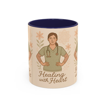 Mug Nursing Healing with Heart 11oz