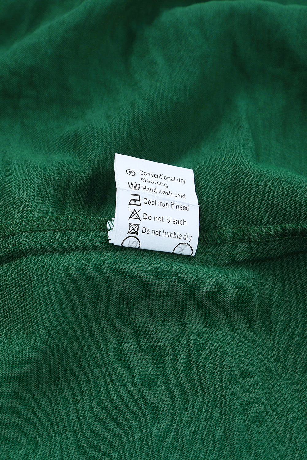 Chestnut Solid Shirred Cuffs Short Swing Dress