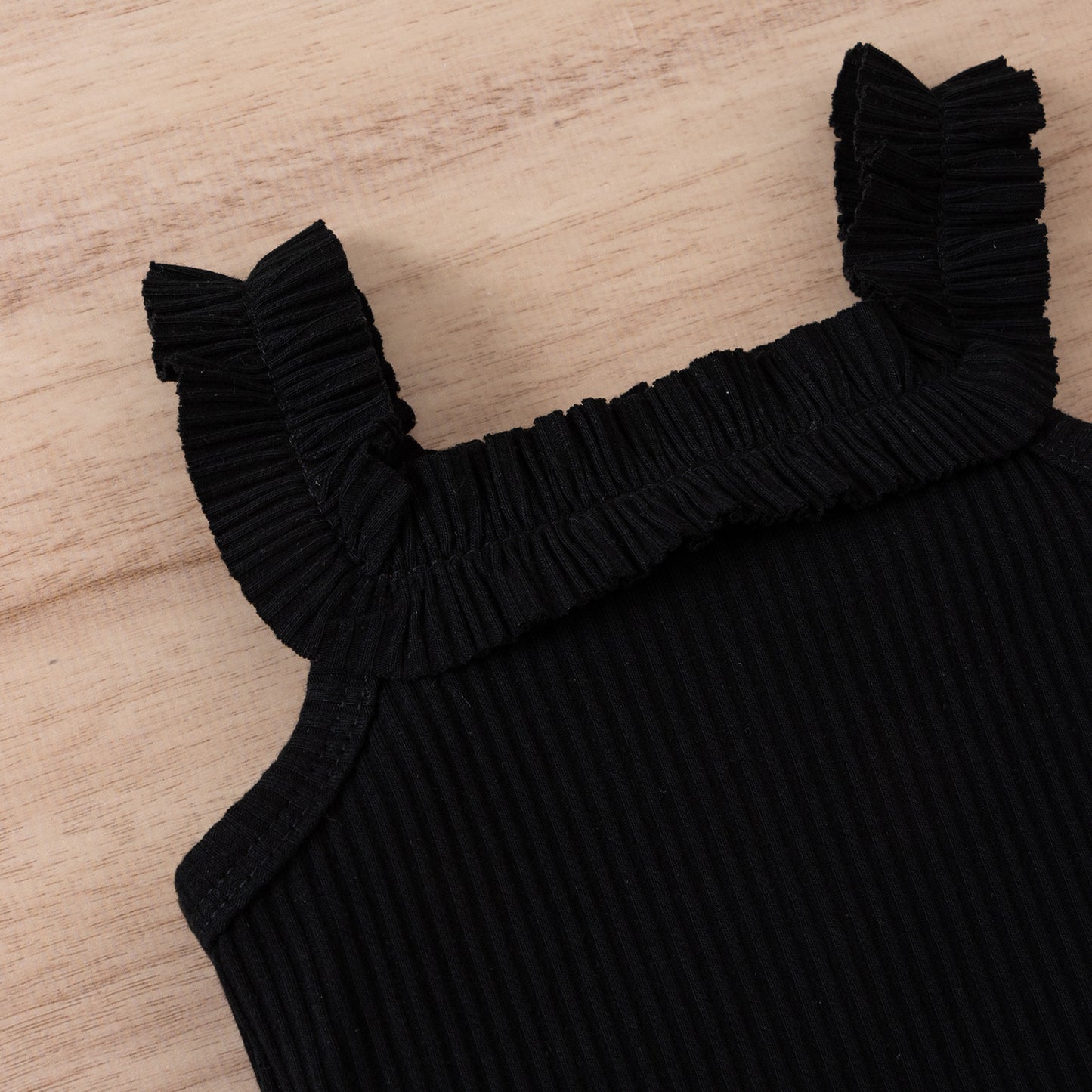 Children's Clothing Strap Leopard Print Floral Bell-bottom Pants Fashion Suit