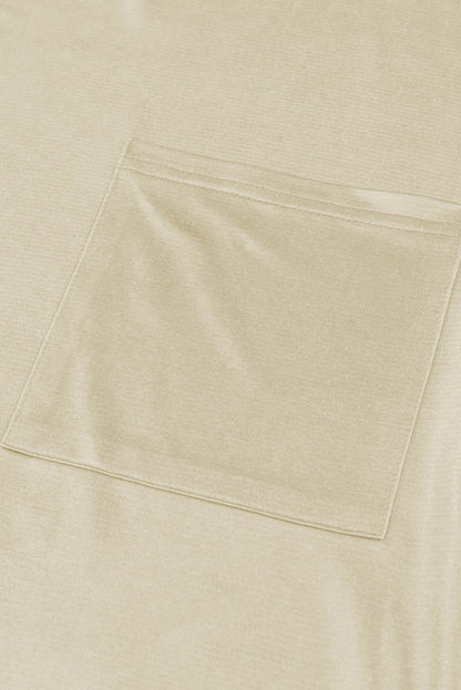 Green Chest Pocket Loose Fit T Shirt