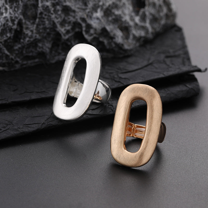 Elastic Metal Ladies Brushed Ring Wholesale