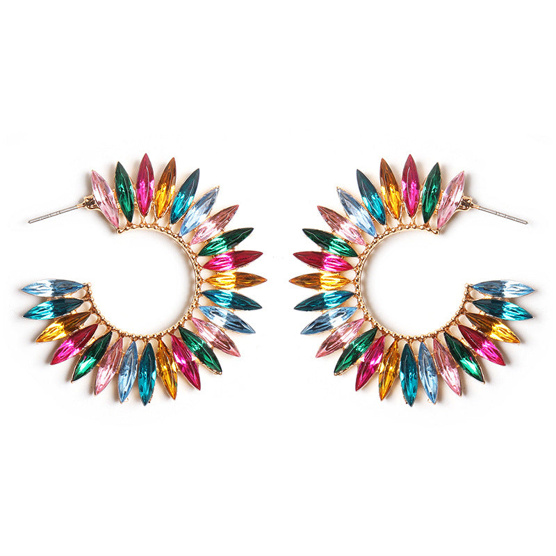 Women's SUNFLOWER Retro Female Earrings