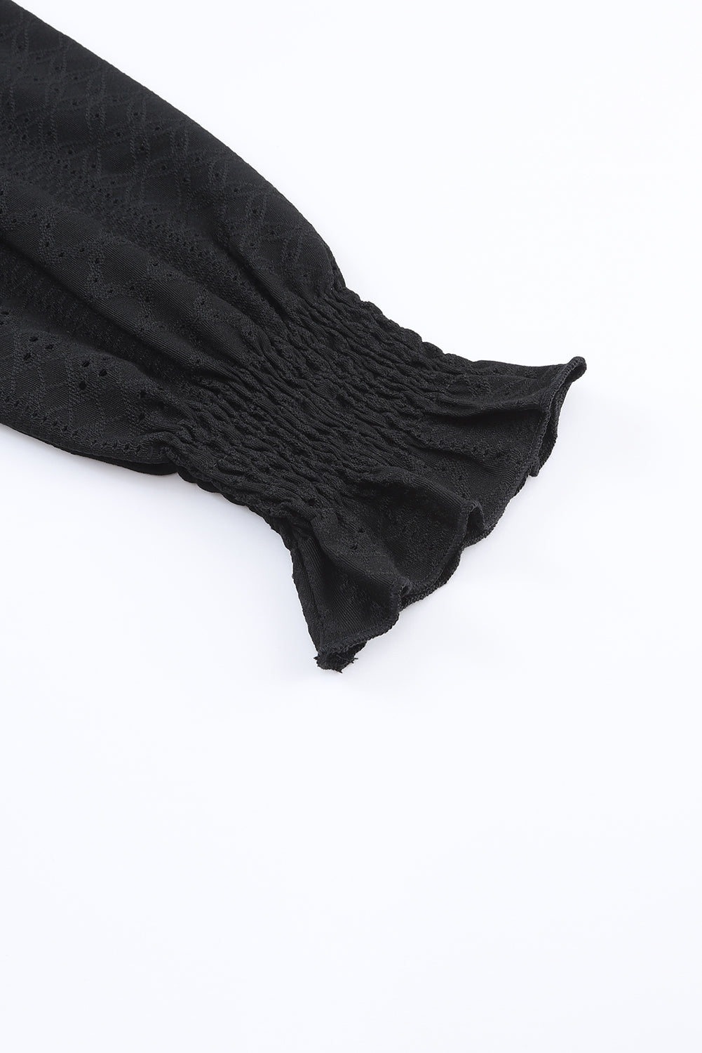 Green Lace Trim V Neck Short Sleeve Blouse