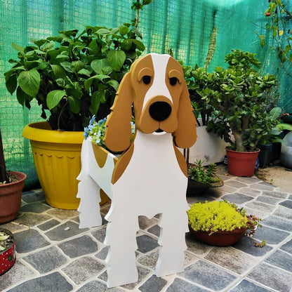 Garden Art Decoration Dog Flower Pot