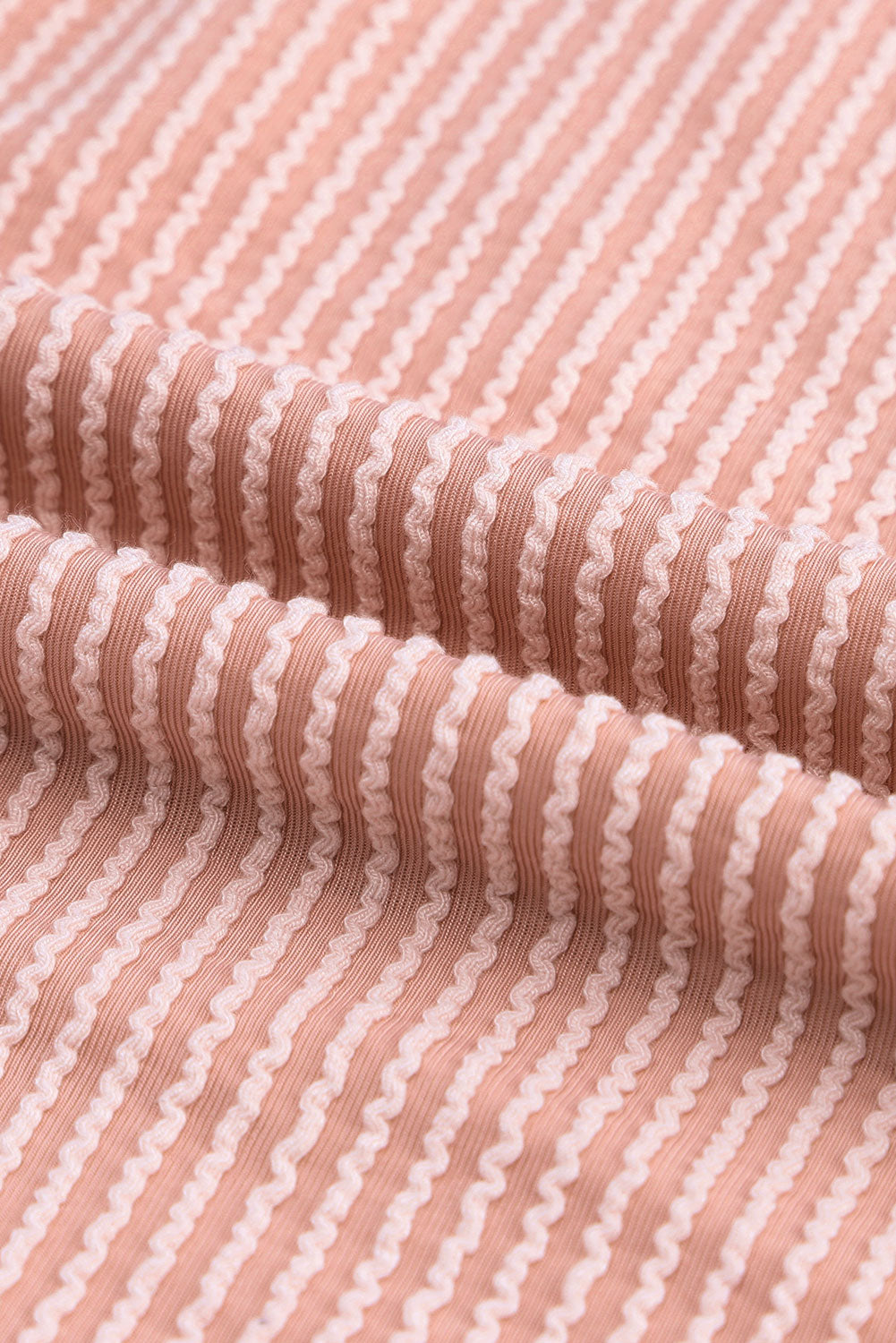 Fiery Red Corded 2pcs Colorblock Pullover and Pants Outfit