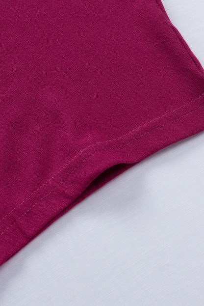 Khaki Side Pockets Short Sleeve Tunic Top