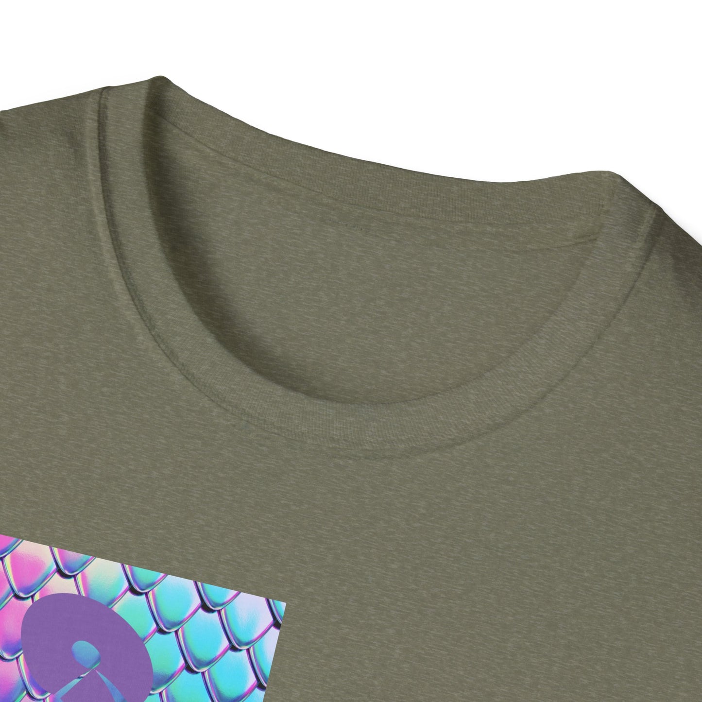 Unisex Softstyle T-Shirt - Colorful Snakeskin & Inspirational Design