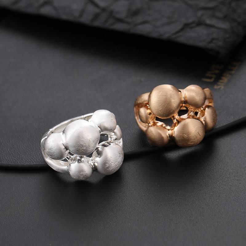 Elastic Metal Ladies Brushed Ring Wholesale