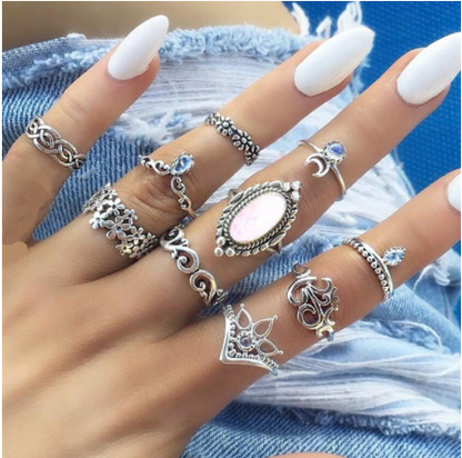 Diamond set ring jewelry