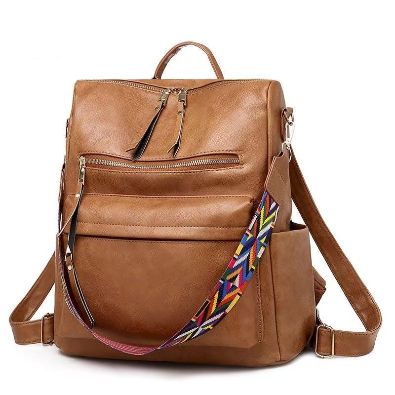Large-Capacity Niche-Design Womens Backpack