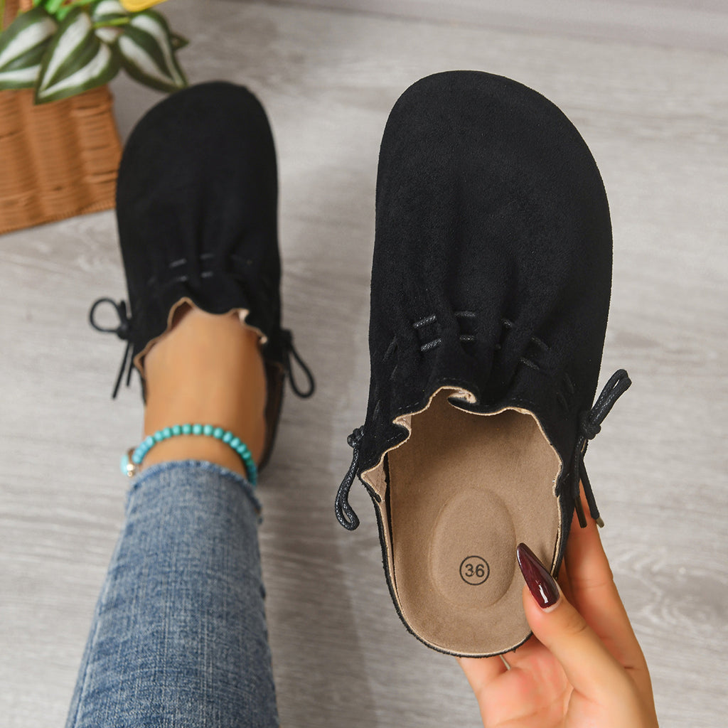 Stylish Minimalist Retro Casual Design Womens Slippers