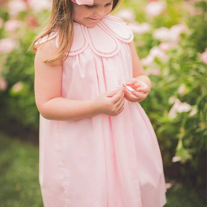 Girls' Cotton Children's Clothing Smocking Baby Princess Dress