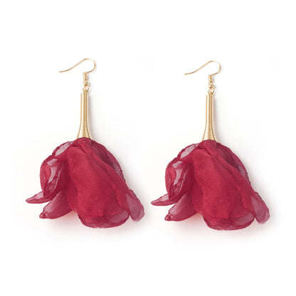 Women's Metal Mesh Earrings