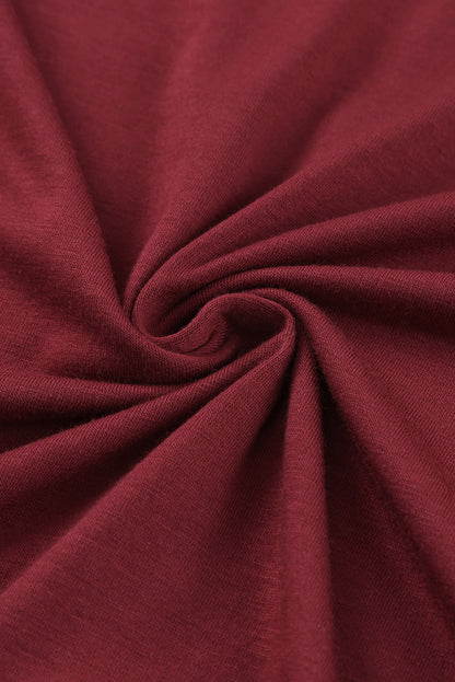 White Side Pockets Short Sleeve Tunic Top