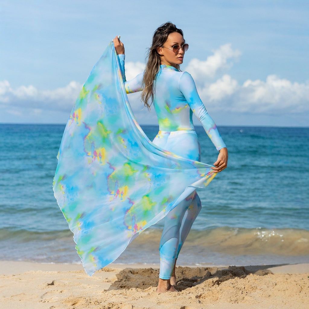 Womens Sun-Protective Long-Sleeve Jumpsuit