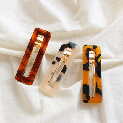 Leopard Print Waterdrop Hair For Women Barrettes Clips Cute Lovely Girls Hairpin Barrette Multi-Style Hair Accessaries Jewelry