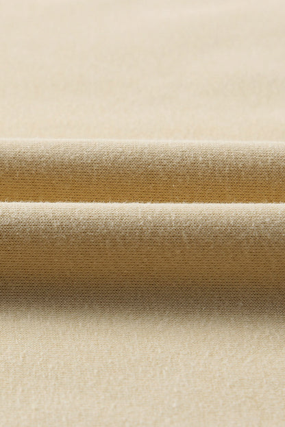 Pink AMEN Leopard Letter Print Oversized Pullover Sweatshirt