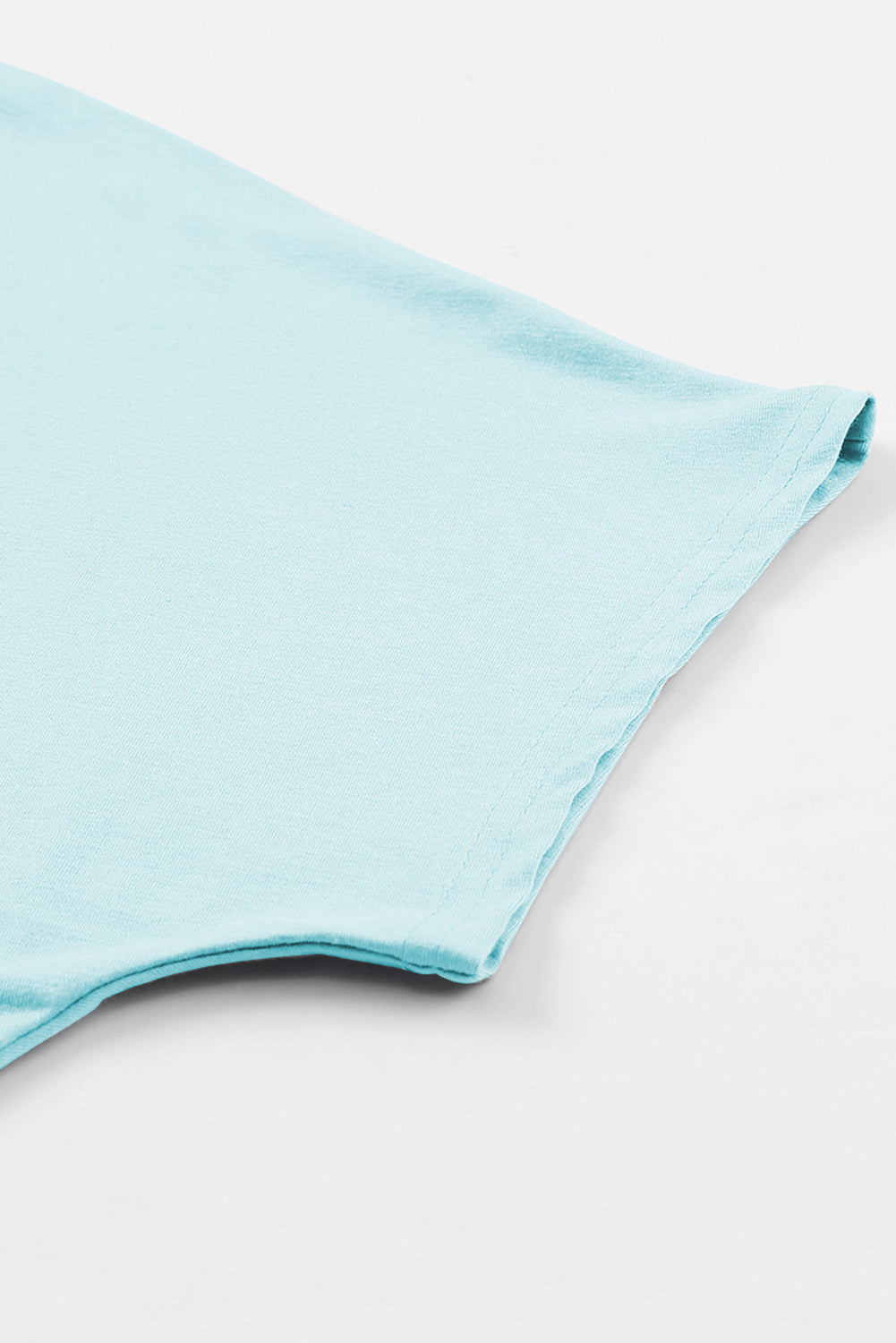 White Side Pockets Short Sleeve Tunic Top