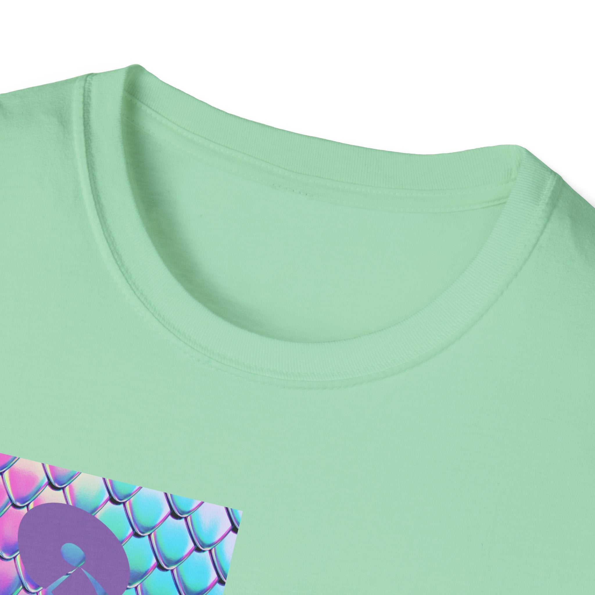 Unisex Softstyle T-Shirt - Colorful Snakeskin & Inspirational Design