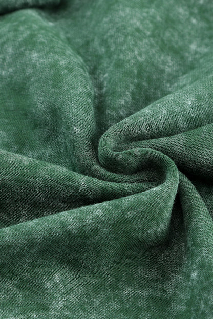 Red Vintage Washed Flap Pocket Button Shacket