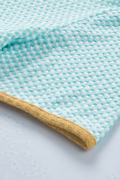 Multicolor Seamed Patchwork V Neck Plus Size Sleeveless Top