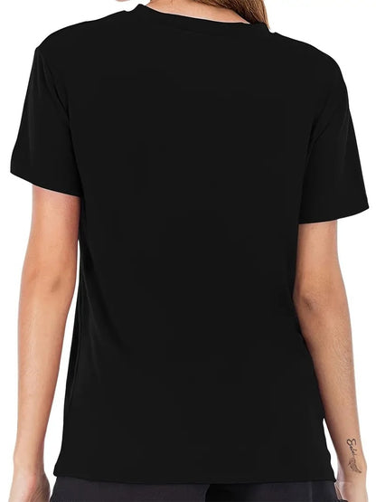 T-shirt European And American Women's Clothing Short Sleeve