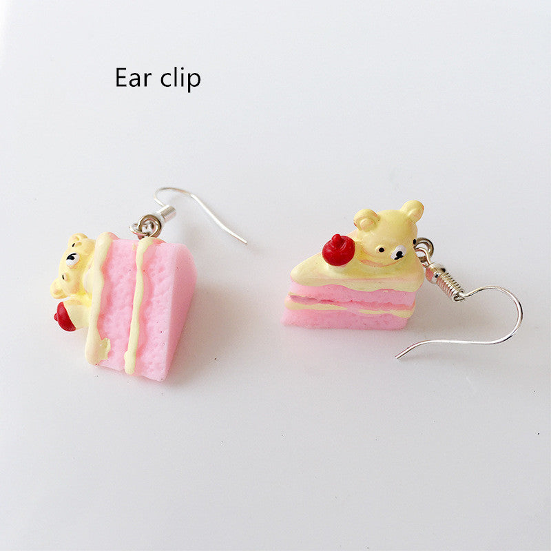 Donut hand made earrings