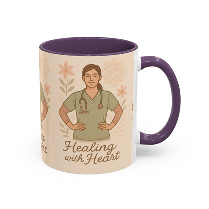 Mug Nursing Healing with Heart 11oz