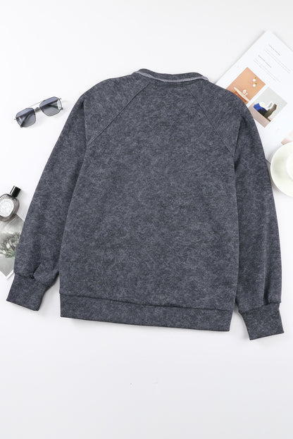 Red Vintage Washed Flap Pocket Button Shacket