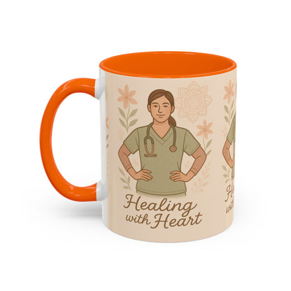 Mug Nursing Healing with Heart 11oz