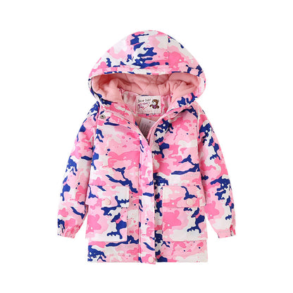 Big Children's Clothing Plus Velvet Padded Jacket