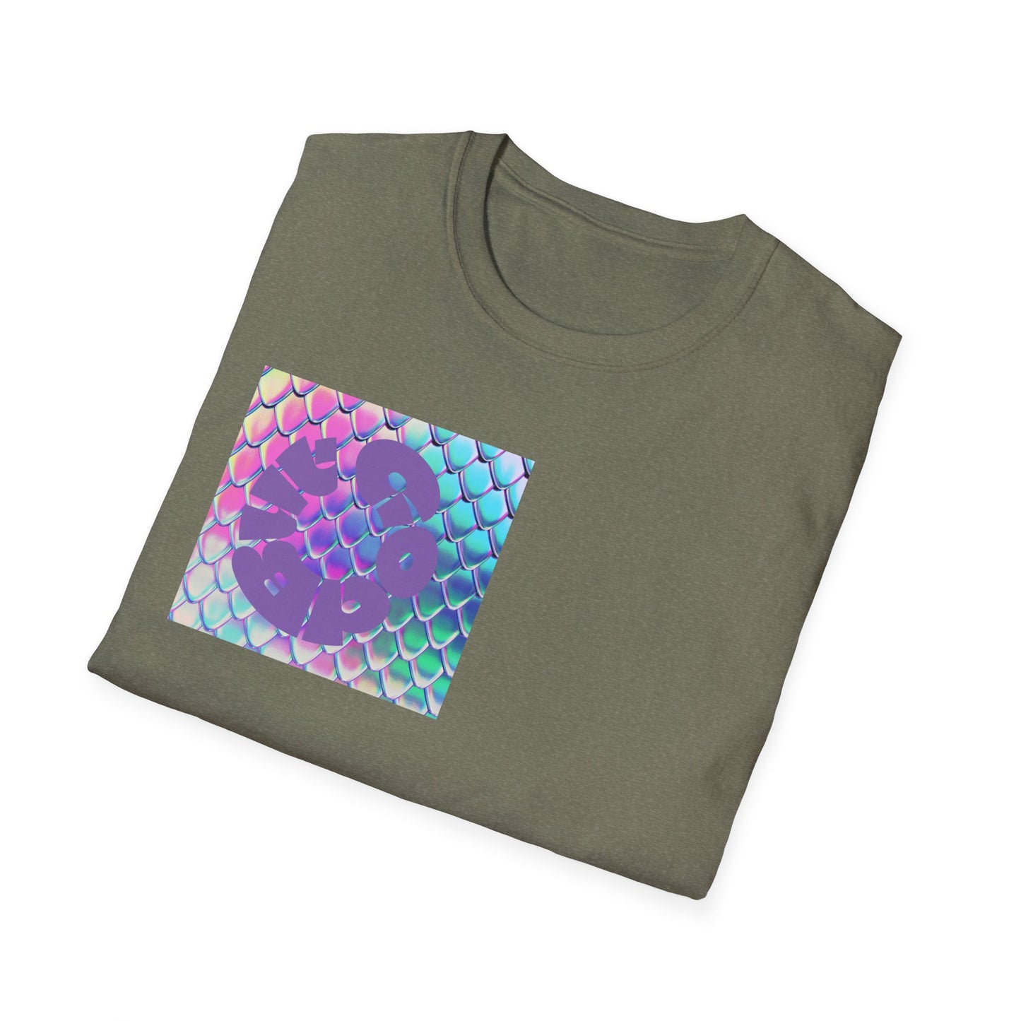 Unisex Softstyle T-Shirt - Colorful Snakeskin & Inspirational Design