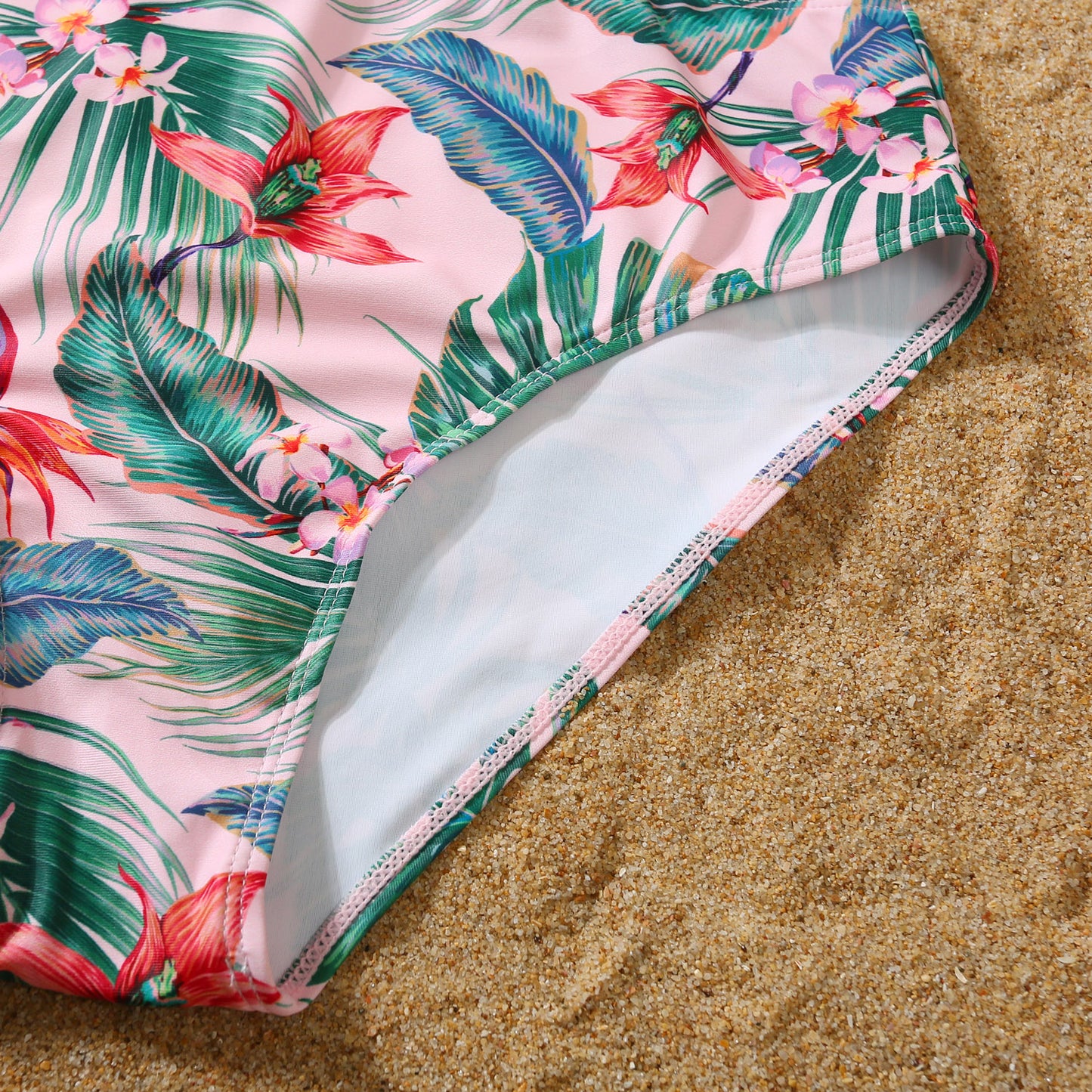 Family Parent-child Bikini Ruffled Swimsuit Suit