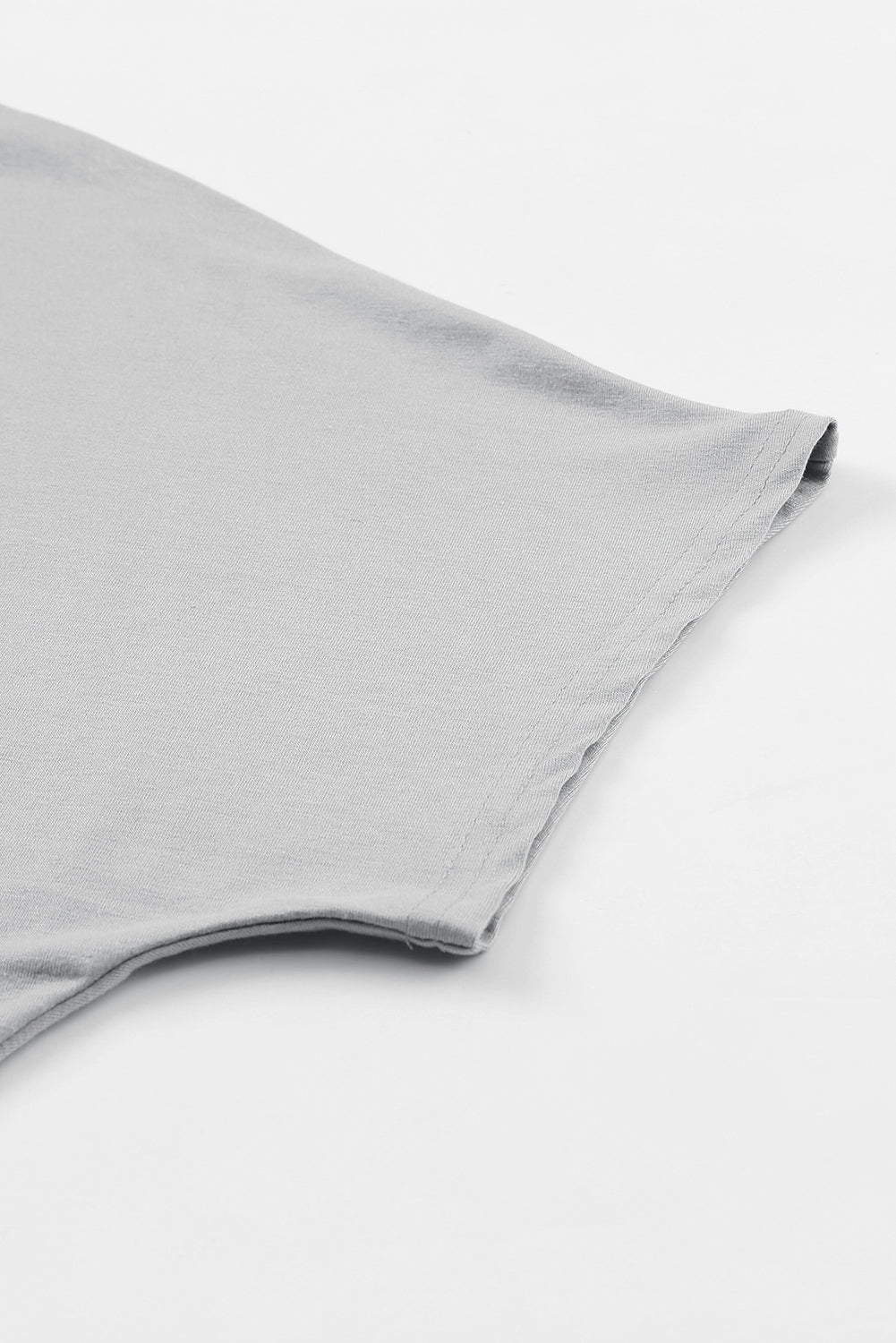 White Side Pockets Short Sleeve Tunic Top