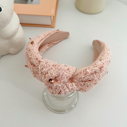 Fashion Retro Type Classic Style Woolen Knotted Headband