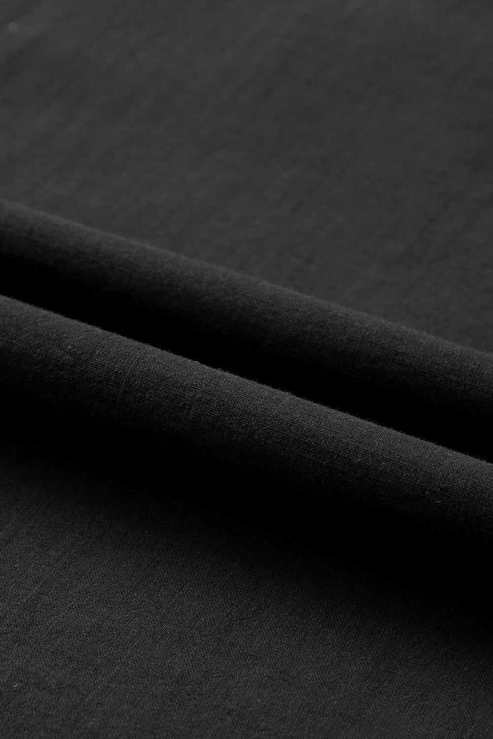 Black Floral Embroidered Ruffle Sleeve Shift Dress